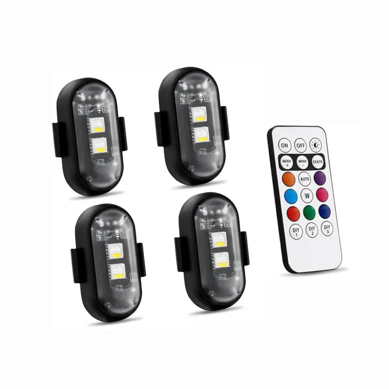 Remote Multi-Mode Flashing For Night Riding Visibility & Safety Upgrade