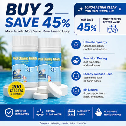 The Next-Gen Pool Purifier is here ✨ 2X Stronger Algae Control, Gentle & Safe for Kids! 👨‍👩‍👧‍👦