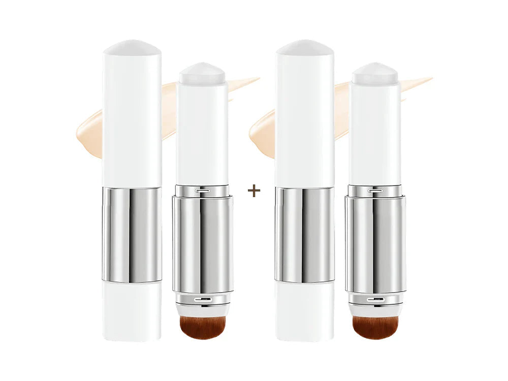🎉BUY 1 GET 1 FREE🎉Color-Changing Foundation Stick with Collagen Capsules - Dual-Ended with Detachable Brush