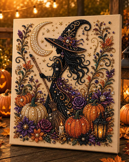 👻✨ Halloween Pearl Art DIY Kit – Turn Tiny Pearls into Spooky-Cute Magic