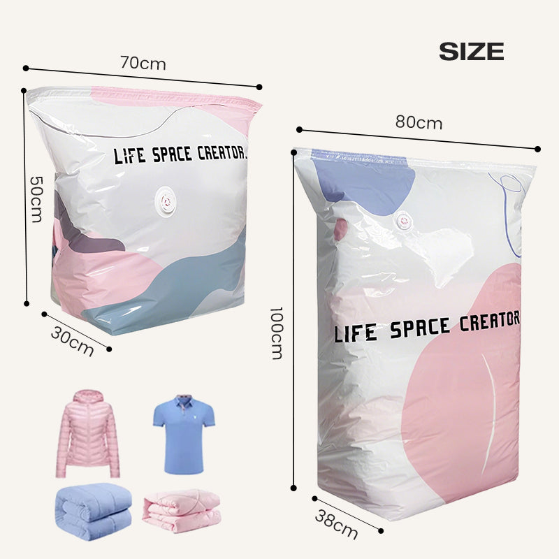 📦 Limited Time 50% OFF – No-Pump 3D Vacuum Bags, Save 3x Space 🧺