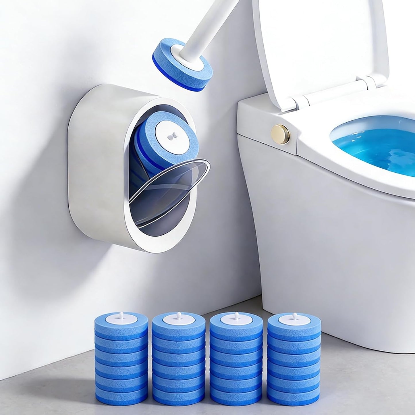 🚽 24 Pack Toilet Cleaning Refill Heads