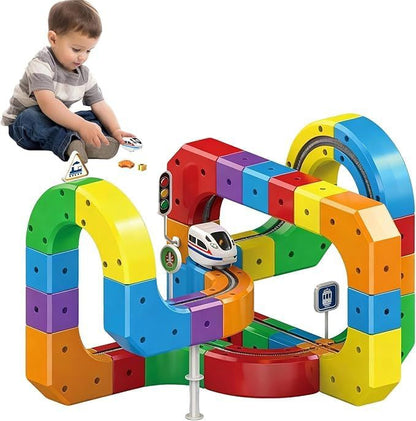 🚂 Magnetic Train Set｜Fun DIY Kids Toy
