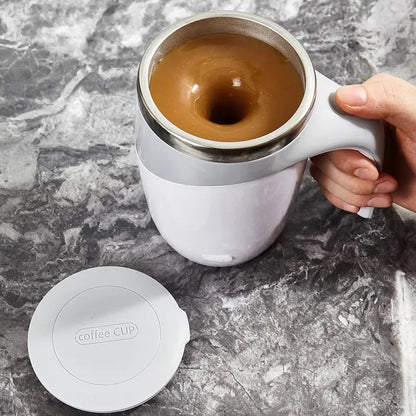 🥛 Self-Stirring Coffee Mug | Your Drink Mixes Itself