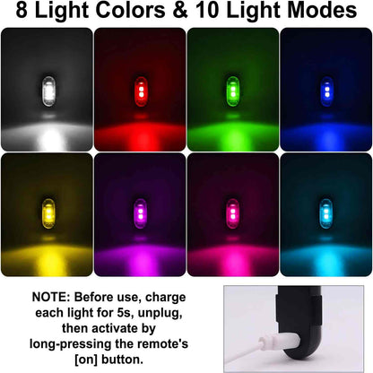 Remote Multi-Mode Flashing For Night Riding Visibility & Safety Upgrade