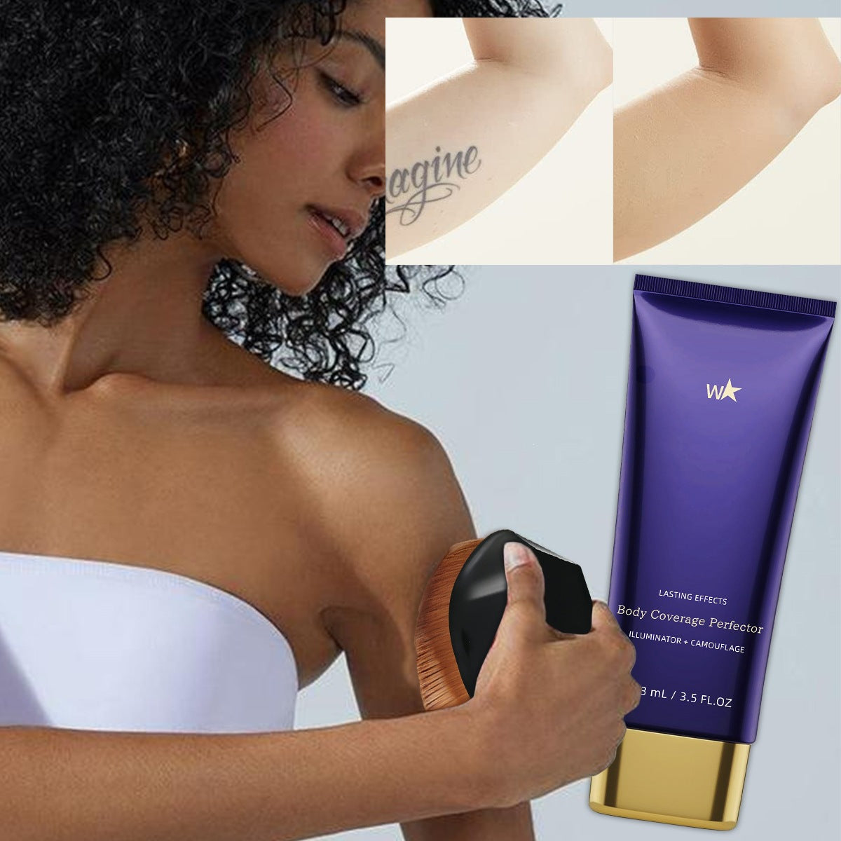 🎁Last Day – Free Body Brush!💜All-in-one moisturizer, concealer & coverage Perfector