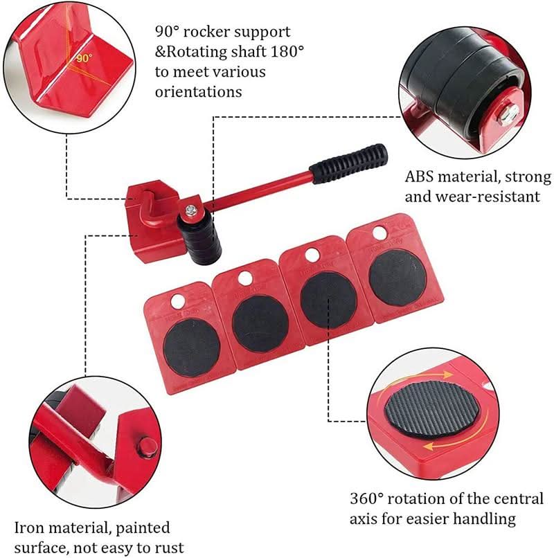 🛋️ LIMITED-TIME 50% OFF! ✨ Furniture Mover Tool Set – Lift, Slide, Protect Floors 🏠