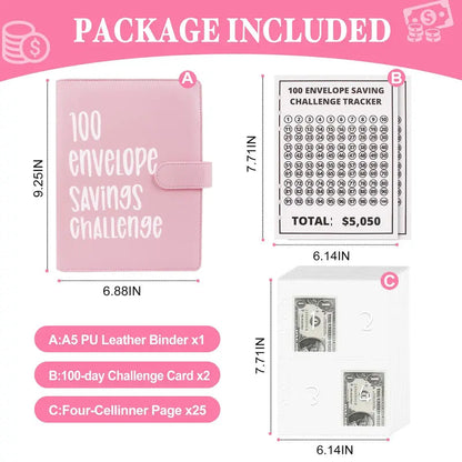 100 Envelopes Money Saving Challenge
