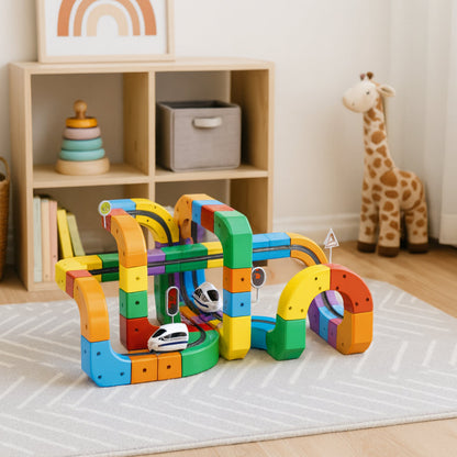 🚂 Magnetic Train Set｜Fun DIY Kids Toy