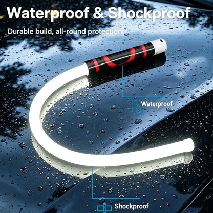 ⚡LED emergency light, bendable silicone light, rechargeable work light, handheld glow stick, multi function lamp✨