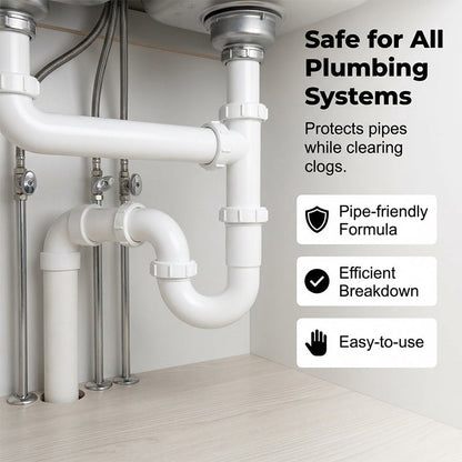 Buy One Get One Free Fast Acting Effervescent Drain Clog Remover Tablets, Instantly Unclog Drains, Independent Washing Machine Cleaning Tablets Are Also Available