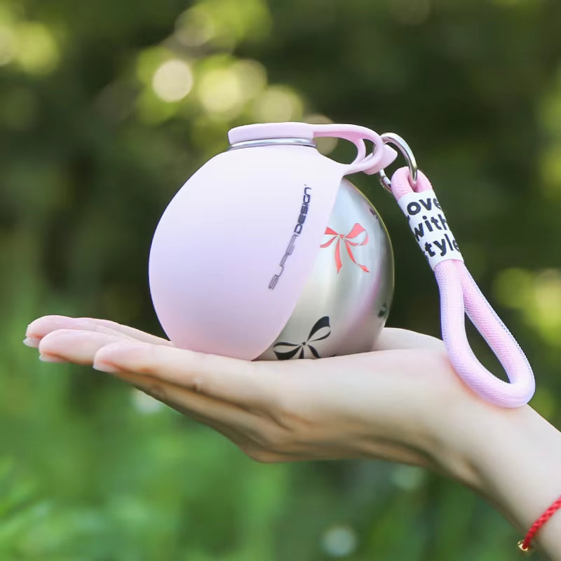 2-in-1 Leak-Proof Dog Water Bottle Portable Travel Bowl