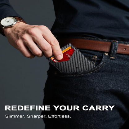 Slim Smart Wallet With Instant Pop-Up Cards