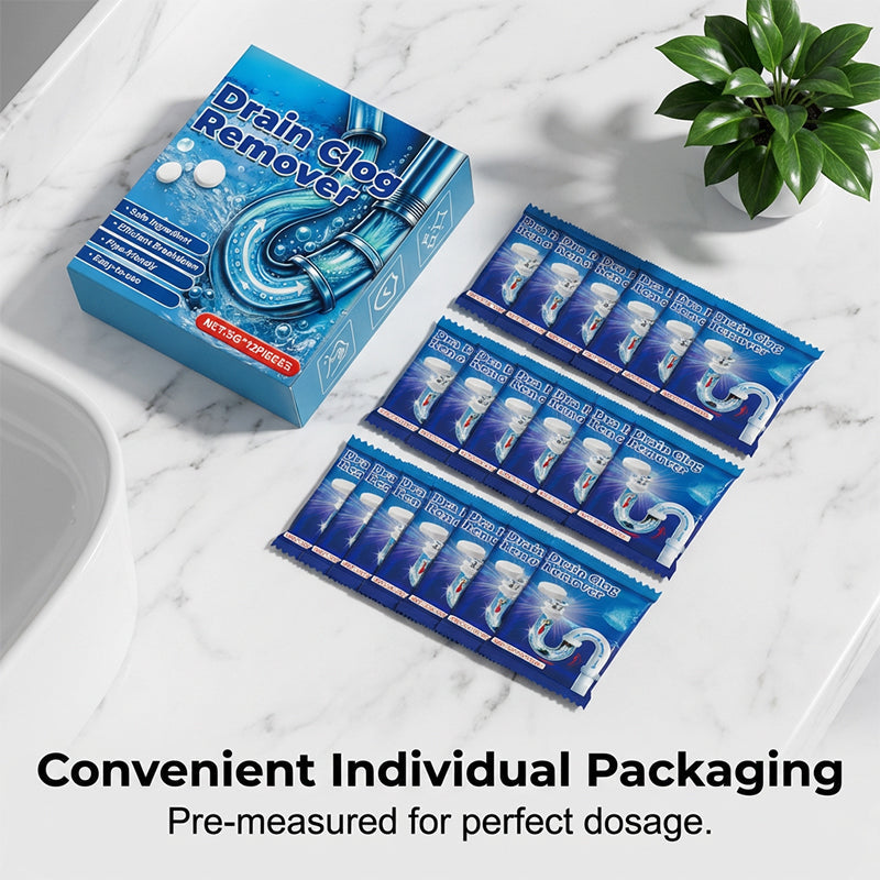 📢📢BUY 2 GET 3 FREE⏰Effervescent Drain Clog Remover Tablets