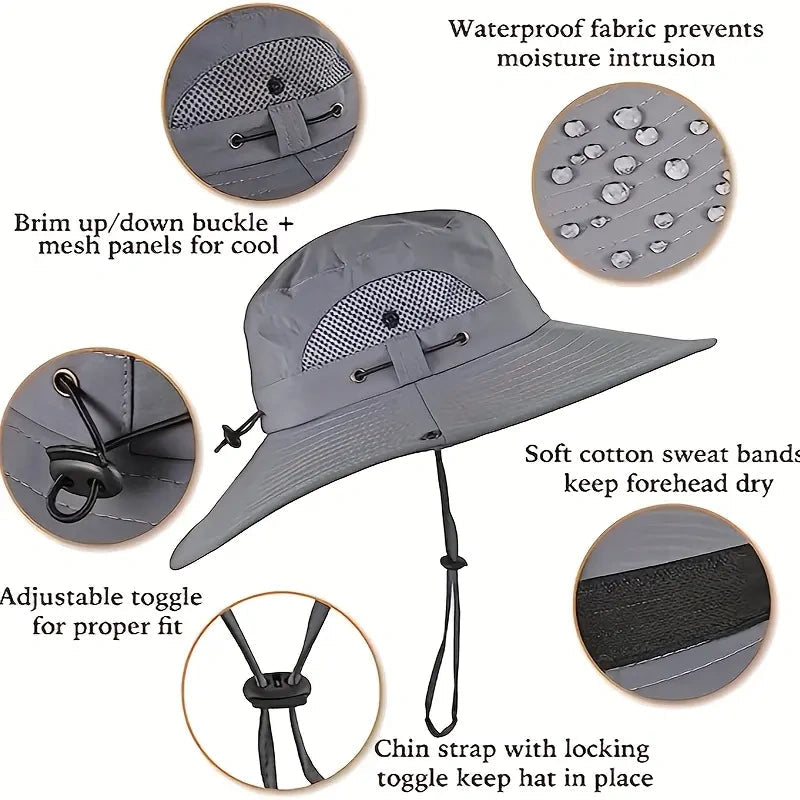 New Solar-Powered Outdoor Cooling Fan Hat