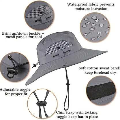New Solar-Powered Outdoor Cooling Fan Hat