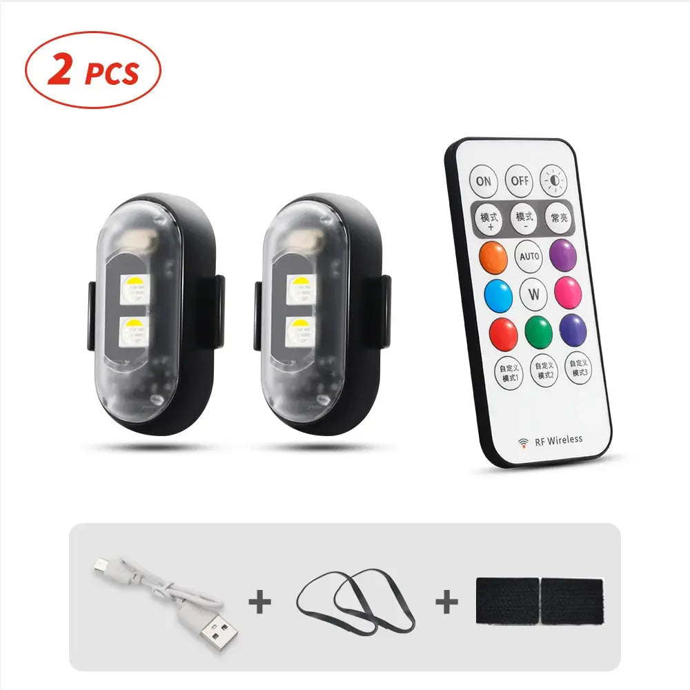 Remote Multi-Mode Flashing For Night Riding Visibility & Safety Upgrade