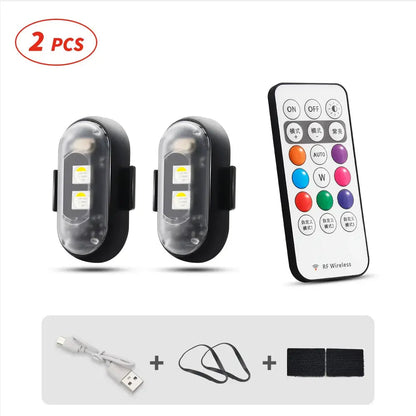 Remote Multi-Mode Flashing For Night Riding Visibility & Safety Upgrade