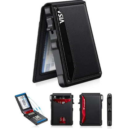 Slim Smart Wallet With Instant Pop-Up Cards
