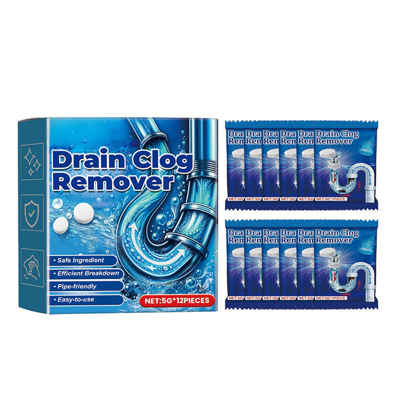 📢📢BUY 2 GET 3 FREE⏰Effervescent Drain Clog Remover Tablets