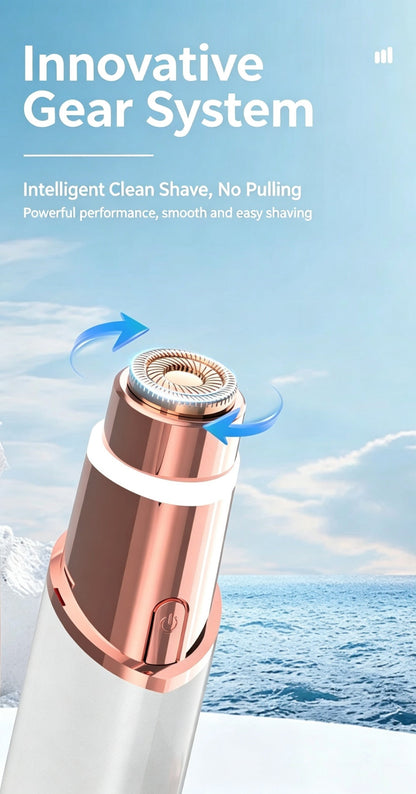 💗2-in-1 Eyebrow Trimmer & Painless Facial Hair Remover