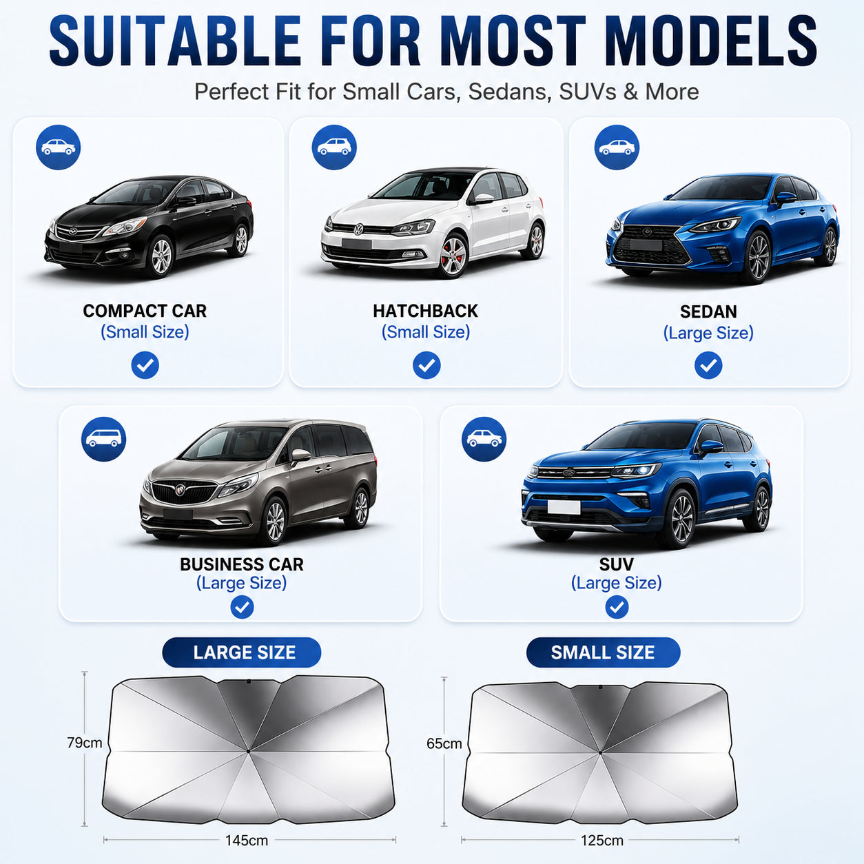 Foldable Anti-UV Windshield Sunshade