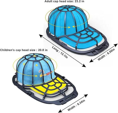 🔥Portable Hat Washer Cage｜Anti-Deform Baseball Cap Shaper For Washer & Dishwasher