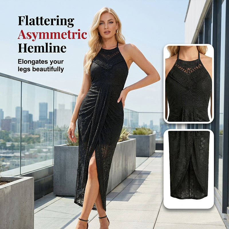 💖Chic Irregular Hem Dress 💃 Party Casual Wear