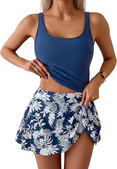 👙LAST DAY | 50% OFF🔥Mom Fit High Waist Tummy Control Two Piece Tankini