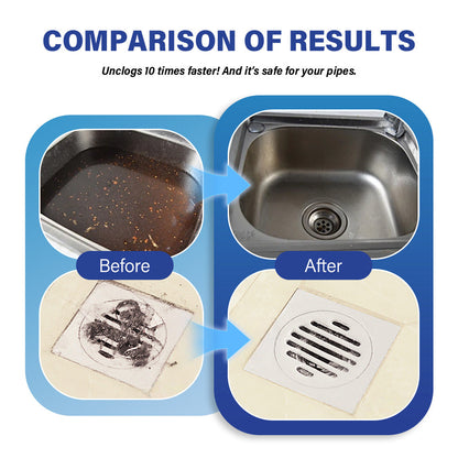 Buy One Get One Free Fast Acting Effervescent Drain Clog Remover Tablets, Instantly Unclog Drains, Independent Washing Machine Cleaning Tablets Are Also Available