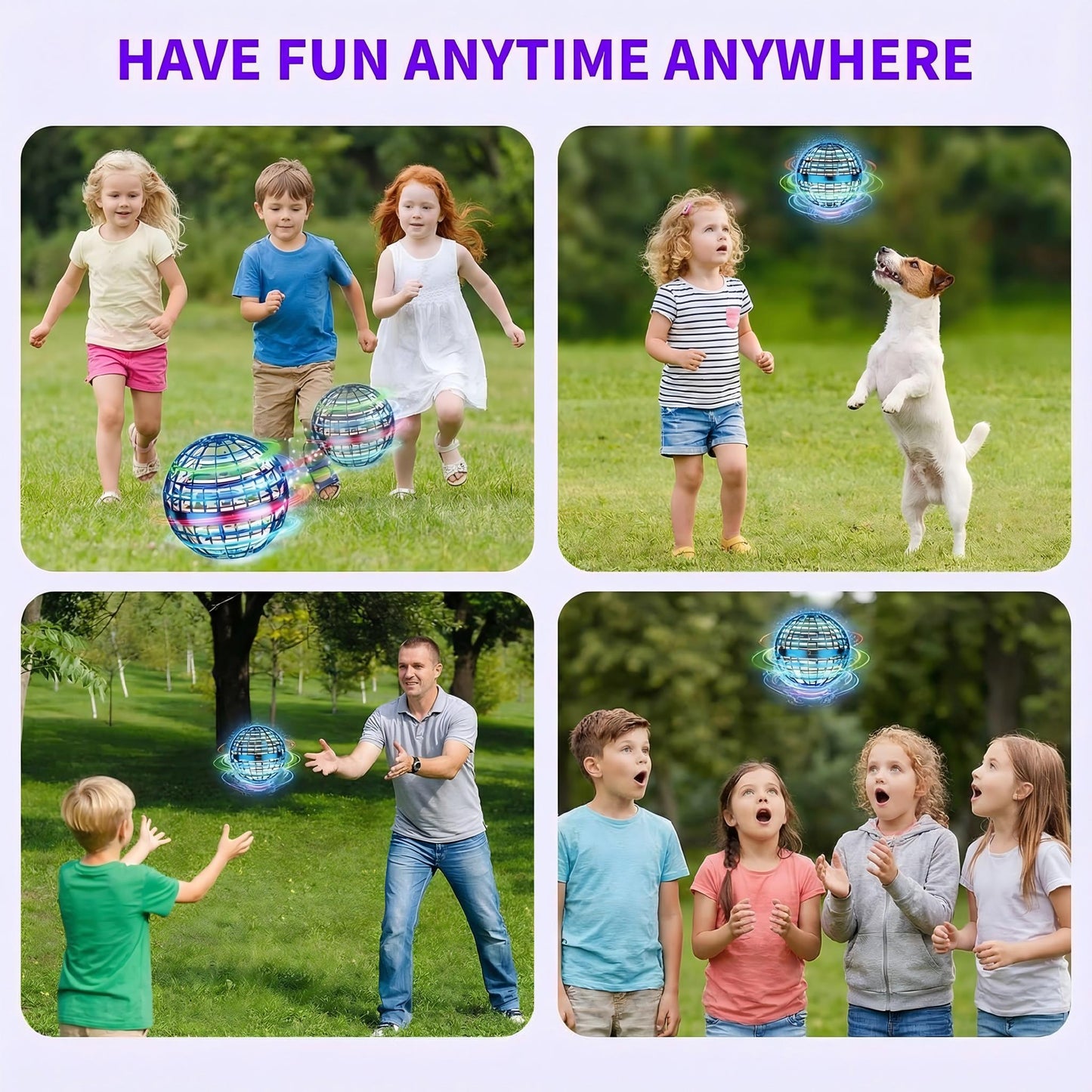 ✨Hover Fly Spinner Ball, Rechargeable Outdoor Family Game Toy