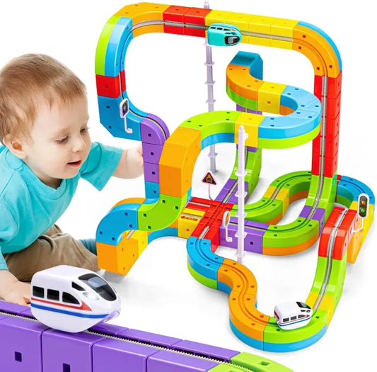 🚂 Magnetic Train Set｜Fun DIY Kids Toy