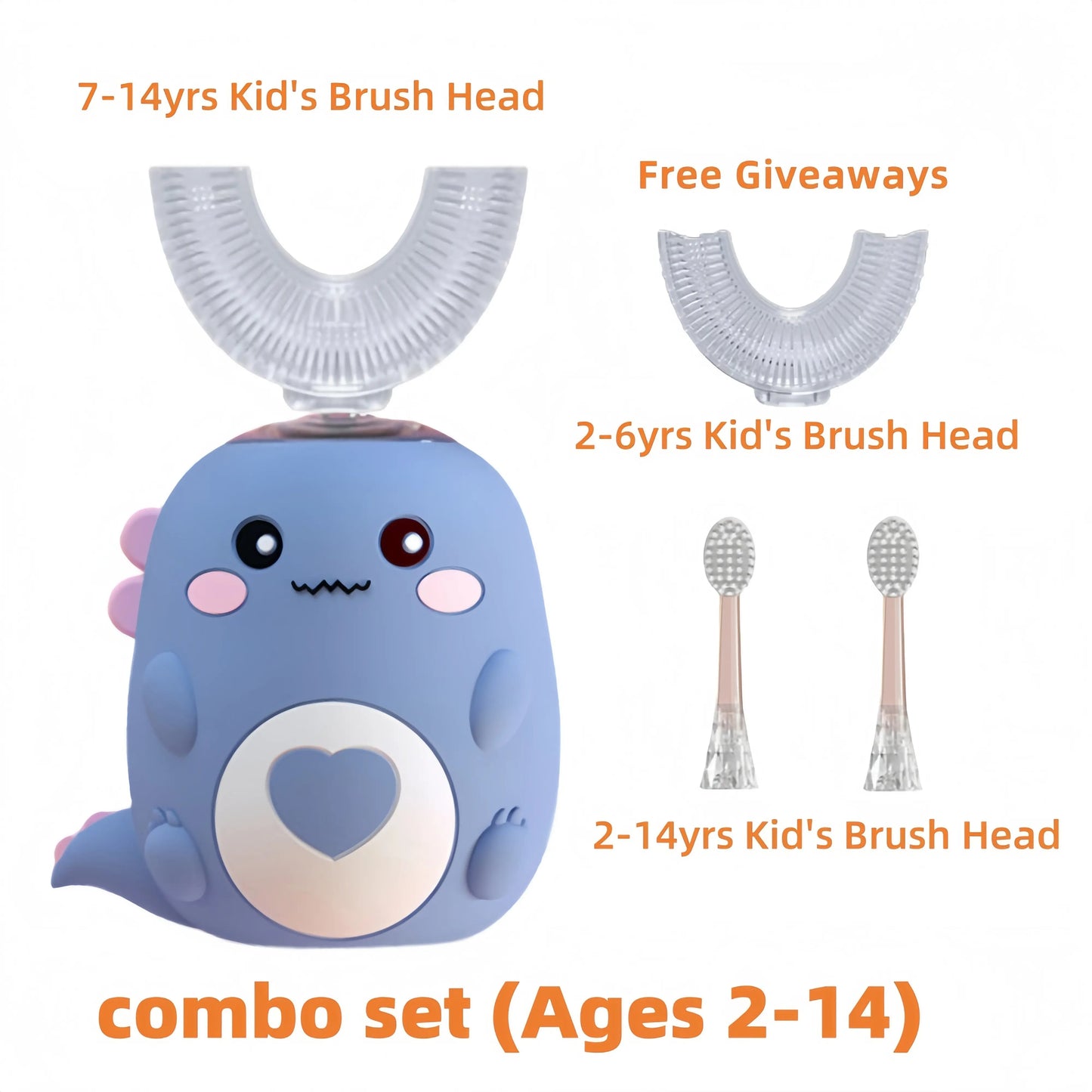 Tired of brushing fights? 🦷 U-shaped electric toothbrush for kids 2-14, BPA-free soft silicone bristles ✨