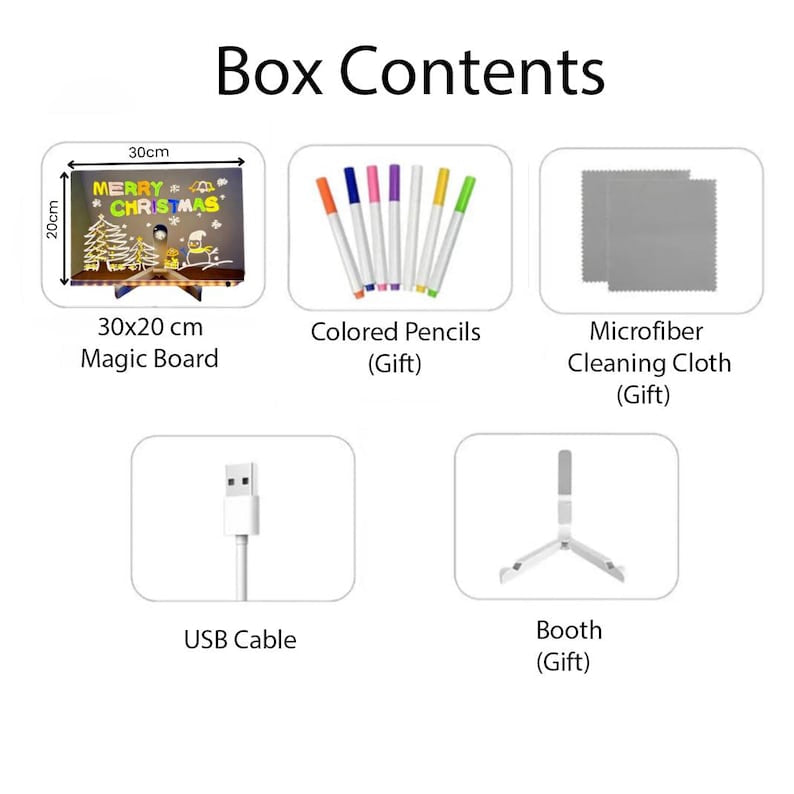 TOP Selling LED Colorful Glow Drawing Board ✨ Paper-Free Light Up Art Toy Boosts Kids Creativity, Relieves Anxiety & Improves Focus, Perfect Birthday Gift For Boys & Girls 🎁
