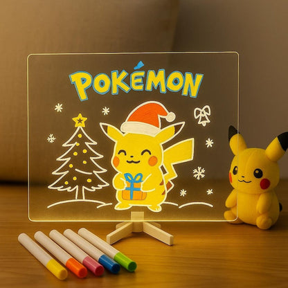 TOP Selling LED Colorful Glow Drawing Board ✨ Paper-Free Light Up Art Toy Boosts Kids Creativity, Relieves Anxiety & Improves Focus, Perfect Birthday Gift For Boys & Girls 🎁