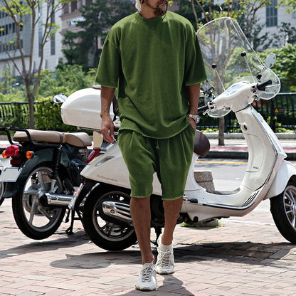 👕60% OFF 🏃 | Sleeveless Sports Set for Men – Relaxed Fit & Moisture Wicking